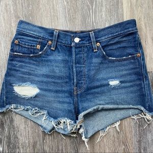 Levi’s 501 Women’s Blue Jean Shorts- Size 27